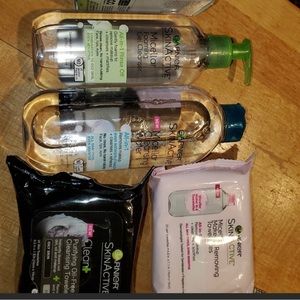 4 piece garnier skin active lotion cleanser new